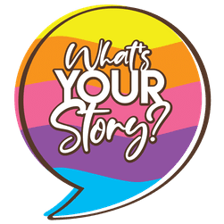 what's your story? color logo